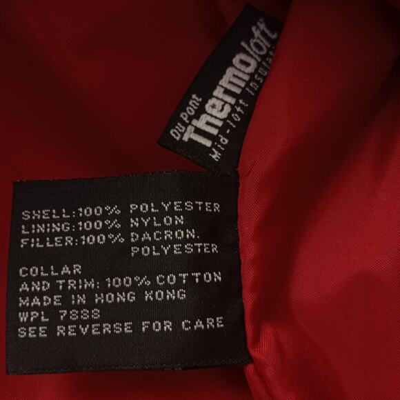 Women's Quilted Velvet Trimmed Coat  M Insulated Gorpcore Utility BarnJacket - Picture 6 of 8